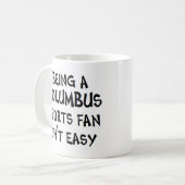 Mug supporter de Columbus, étant (Devant gauche)