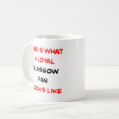Mug supporter de Glasgow, loyal (Devant gauche)