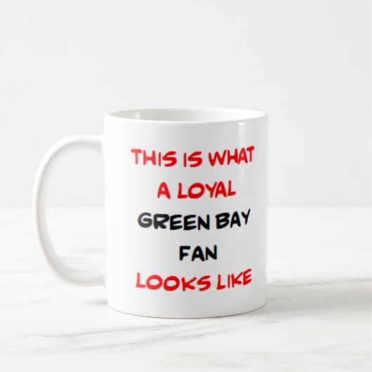 Mug supporter de Green Bay, loyal (Gauche)
