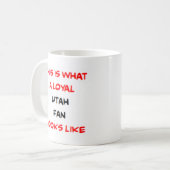 Mug supporter de l'Utah, loyal (Devant gauche)