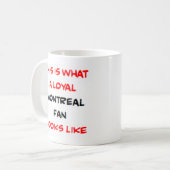 Mug supporter de Montréal, loyal (Devant gauche)
