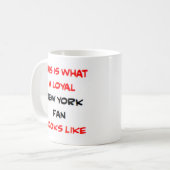 Mug supporter de New York, loyal (Devant gauche)