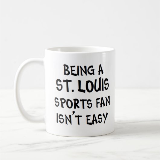 Mug supporter de sport à st. louis, être (Gauche)
