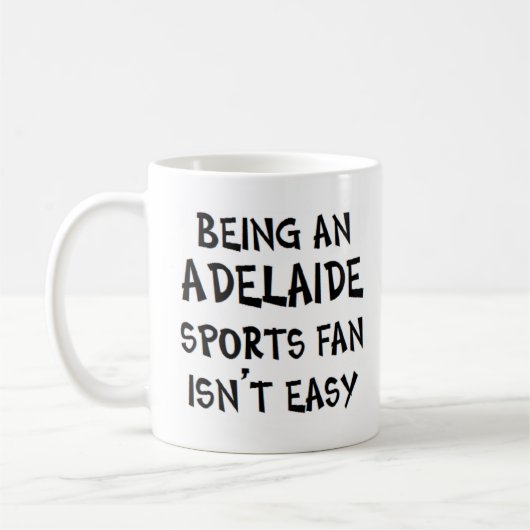 Mug supporter de sport d'Adélaïde, étant (Gauche)
