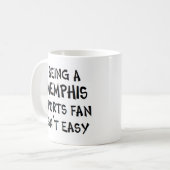 Mug supporter de sport de Memphis, étant (Devant gauche)