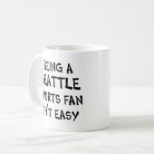 Mug supporter de sport de Seattle, être (Devant gauche)