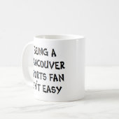 Mug supporter de sport de Vancouver, être (Devant gauche)