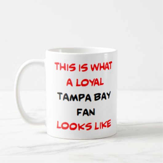Mug supporter de Tampa Bay, loyal (Gauche)