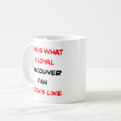 Mug supporter de Vancouver, loyal (Devant gauche)