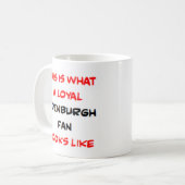 Mug supporter d'Édimbourg, loyal (Devant gauche)