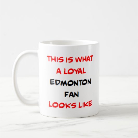 Mug supporter d'Edmonton, loyal (Gauche)