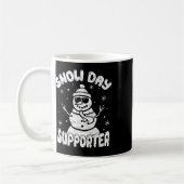 Mug Supporter jour de neige Enseignant Étudiant Snowma (Gauche)