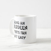 Mug supporter sportif d'Aberdeen, étant (Devant gauche)
