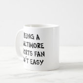 Mug supporter sportif de baltimore, être (Devant gauche)