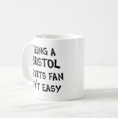 Mug supporter sportif de Bristol, être (Devant gauche)