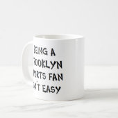 Mug supporter sportif de Brooklyn, être (Devant gauche)