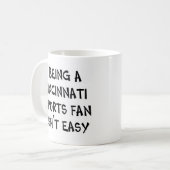 Mug supporter sportif de Cincinnati, être (Devant gauche)