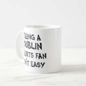 Mug supporter sportif de Dublin, être (Devant gauche)