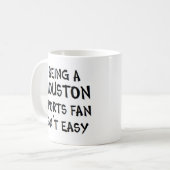 Mug supporter sportif de Houston, être (Devant gauche)