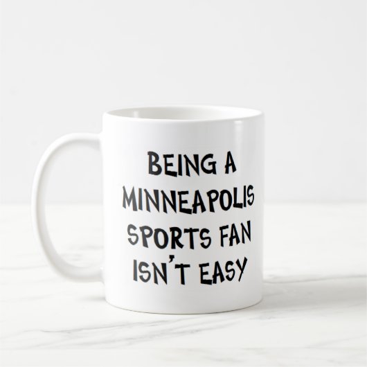 Mug supporter sportif de minneapolis, être (Gauche)