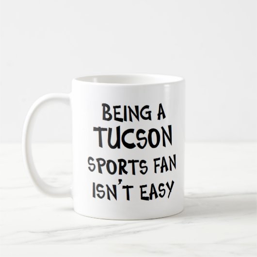 Mug supporter sportif de Tucson, étant (Gauche)