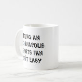 Mug supporter sportif d'Indianapolis, être (Devant gauche)