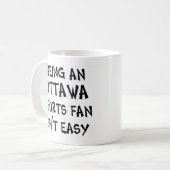 Mug supporter sportif d'Ottawa, être (Devant gauche)