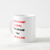 Mug supporteur de Brisbane, loyal (Devant gauche)