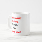 Mug supporteur de Sydney, loyal (Devant gauche)