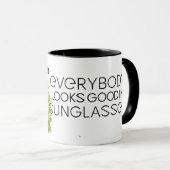 Mug Supportez-moi Lunettes de Panda Pun – ELGIS (Devant droit)