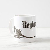 Mug - Supports et nom de feuilles (Devant gauche)