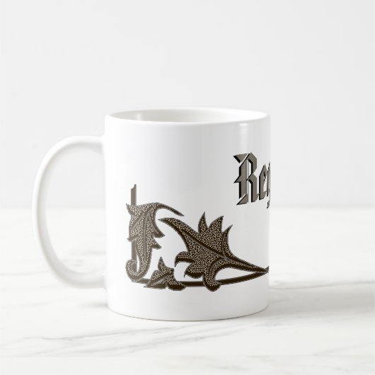 Mug - Supports et nom de feuilles (Gauche)
