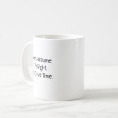 Mug Supposons que j'ai raison (Devant gauche)