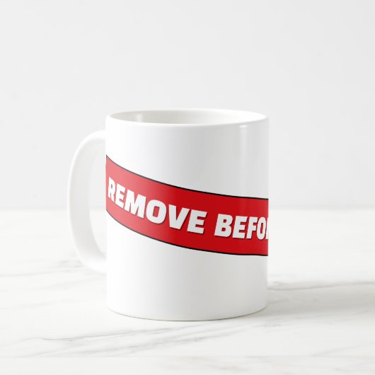 Mug Supprimer avant la balise de vol Red Aviation (Devant gauche)