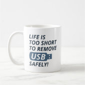 Mug Supprimer la clé USB en toute sécurité (Gauche)