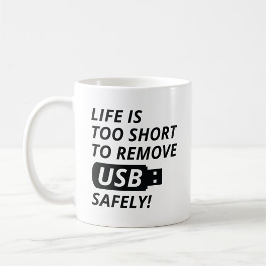 Mug Supprimer l'USB en toute sécurité (Gauche)