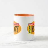 Mug Supprimer Mystère Histoire Orange Oval (Centre)