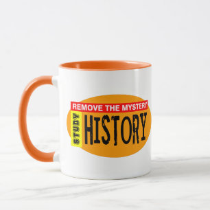Mug Supprimer Mystère Histoire Orange Oval