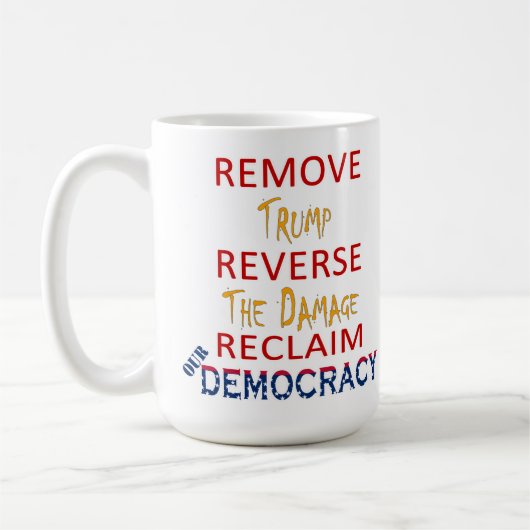MUG SUPPRIMER TRUMP (Gauche)