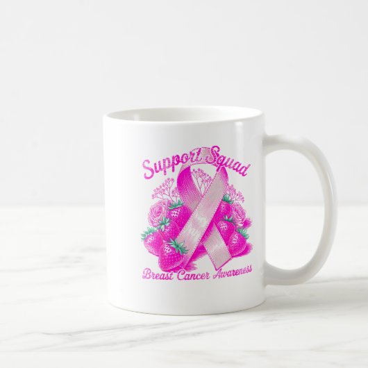 Mug Suprt Squad Breast Cancer Awareness Nk Ribbon Wome (Droite)