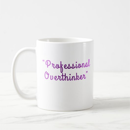 Mug Sur-analyste professionnel Design drôle et identif (Gauche)