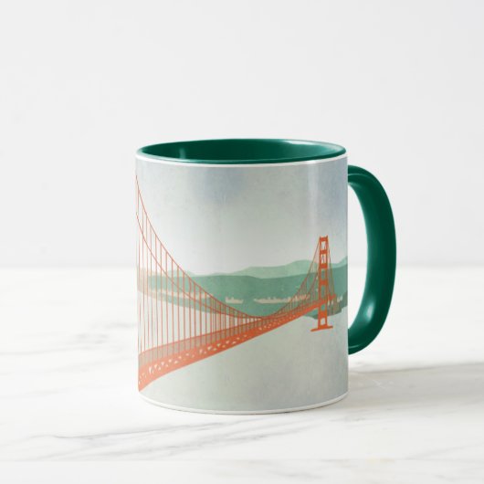 Mug Sur golden gate bridge (Devant droit)