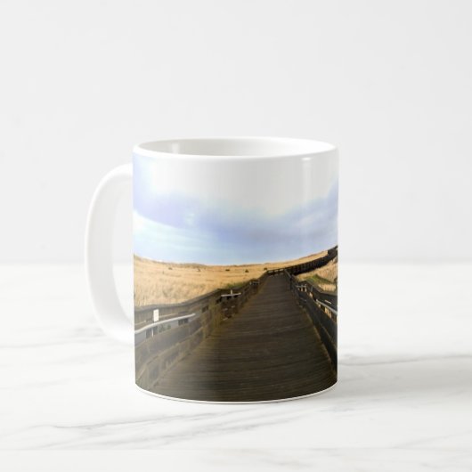 Mug Sur la promenade, Long Beach, Washington (Devant gauche)