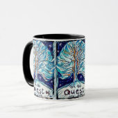Mug Sur la quête de ma vie - Arbre - Étoiles (Devant gauche)