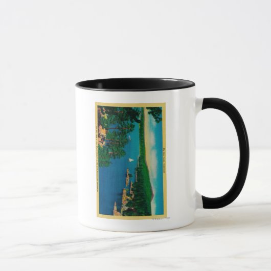 Mug Sur le bord du monde de la promenade à San Bernard (Droite)