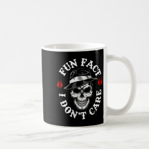 Mug (sur le dos) Fun Fact Je ne me soucie pas Drôle Sk