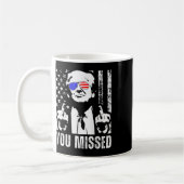 Mug (sur le dos) Trump 2025 Us American Flag vous a ma (Gauche)