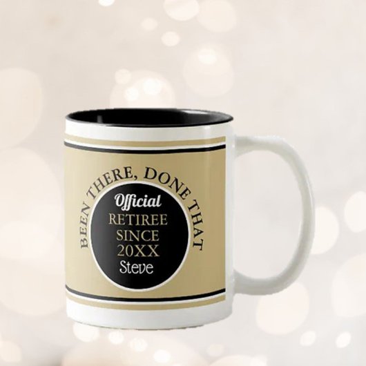 Mug sur mesure pour les retraités