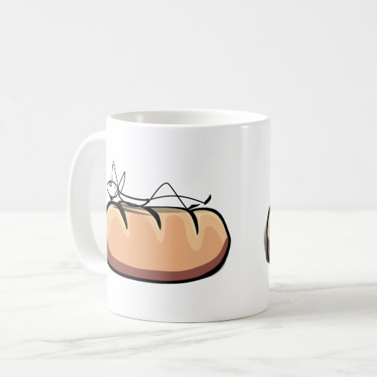 Mug Sur un rouleau (Devant gauche)