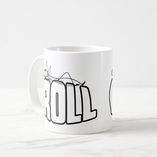 Mug Sur un rouleau (Devant gauche)